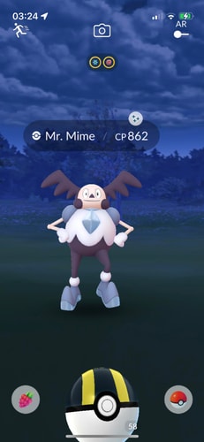 shiny galarian mr mime pokemon go