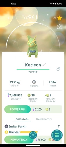 shiny kecleon pokemon go