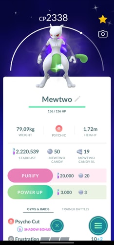 shiny shadow mewtwo pokemon go