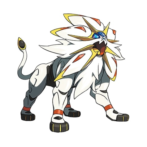 Solgaleo, Cosmoem's daytime evolution and Lunala's counterpart