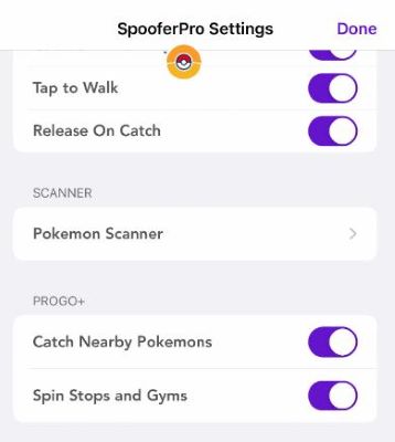 spooferpro auto catch features