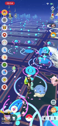SpooferPro overlay menu on the Pokémon GO map