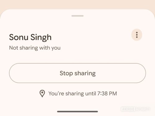 stop sharing google find hub location