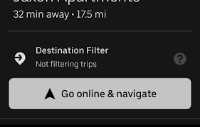 uber destination filter