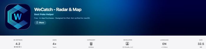 wecatch in app store