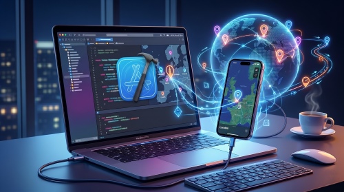 xcode spoof ios location