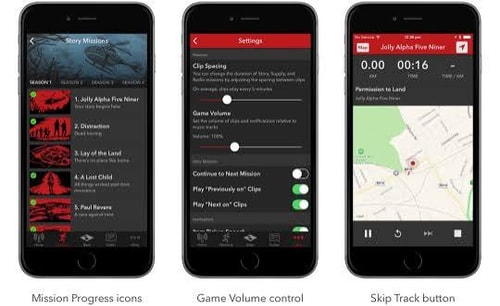 zombies run home screen